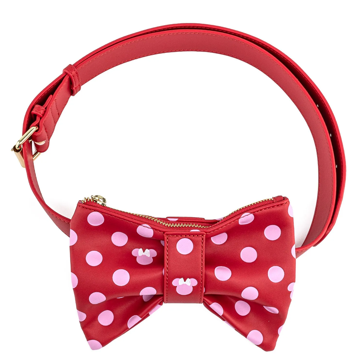 Loungefly x Disney Minnie Mouse Pink & Red Polka Dot Bow Mini Backpack