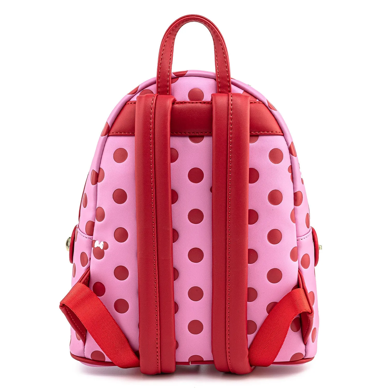 Loungefly x Disney Minnie Mouse Pink & Red Polka Dot Bow Mini Backpack