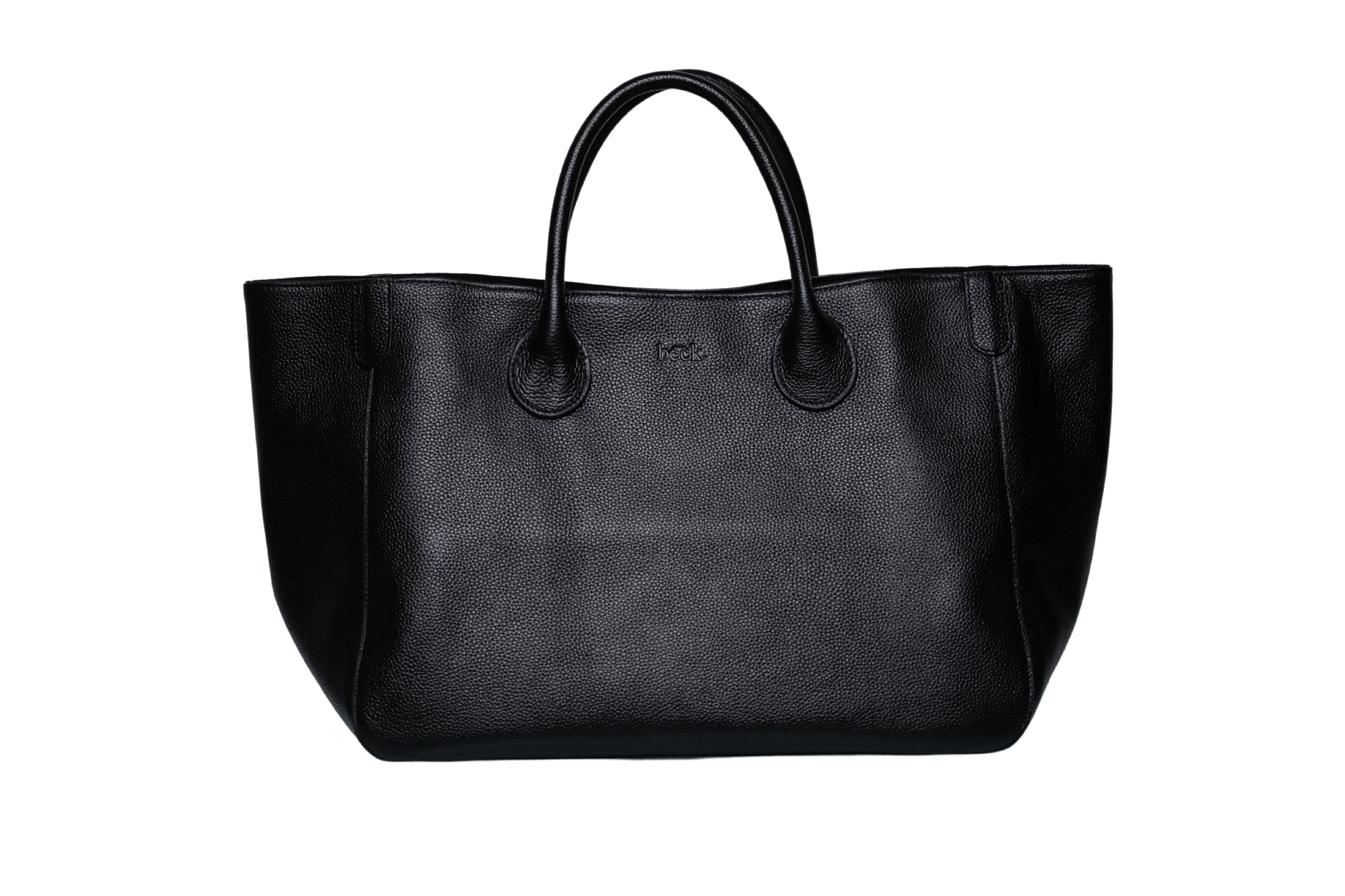 Medium Classic Leather Beck Bag
