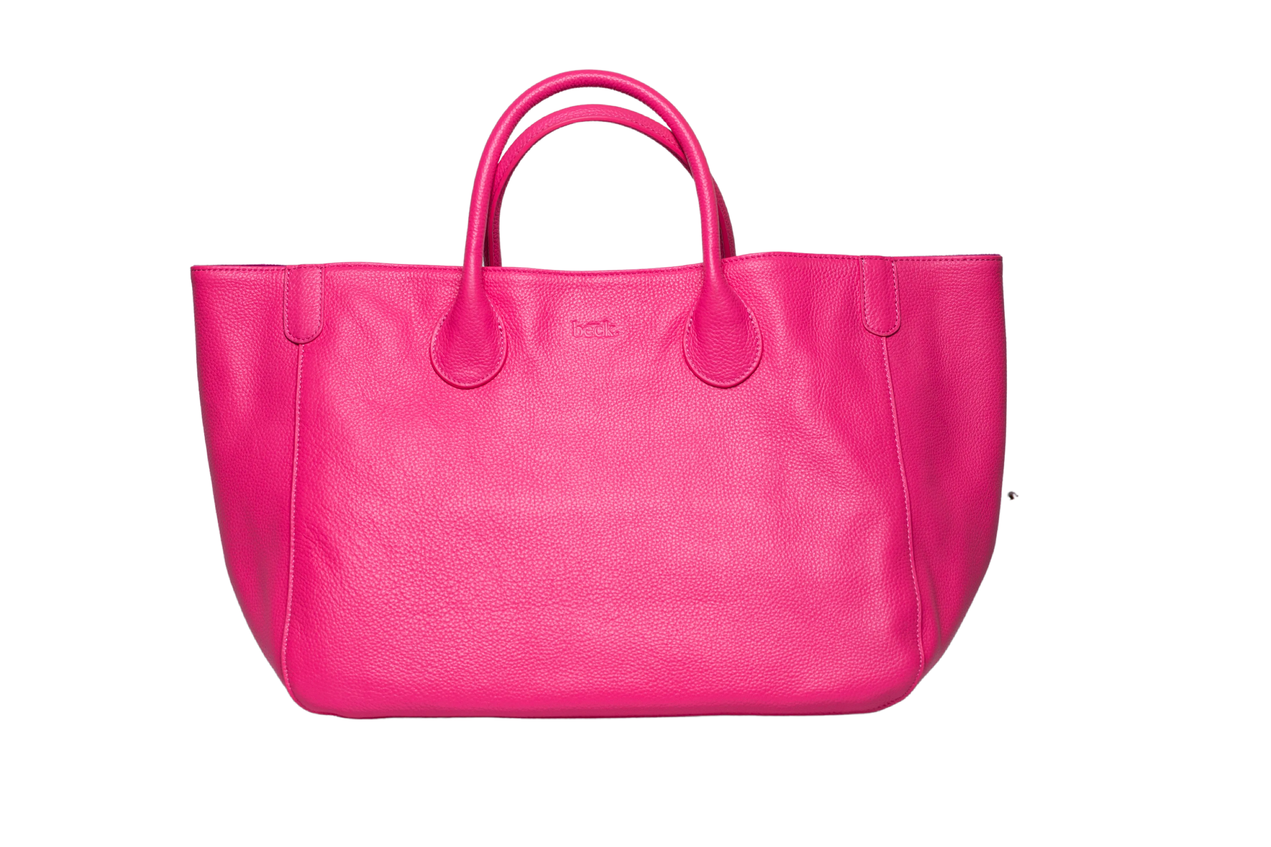 Medium Classic Leather Beck Bag