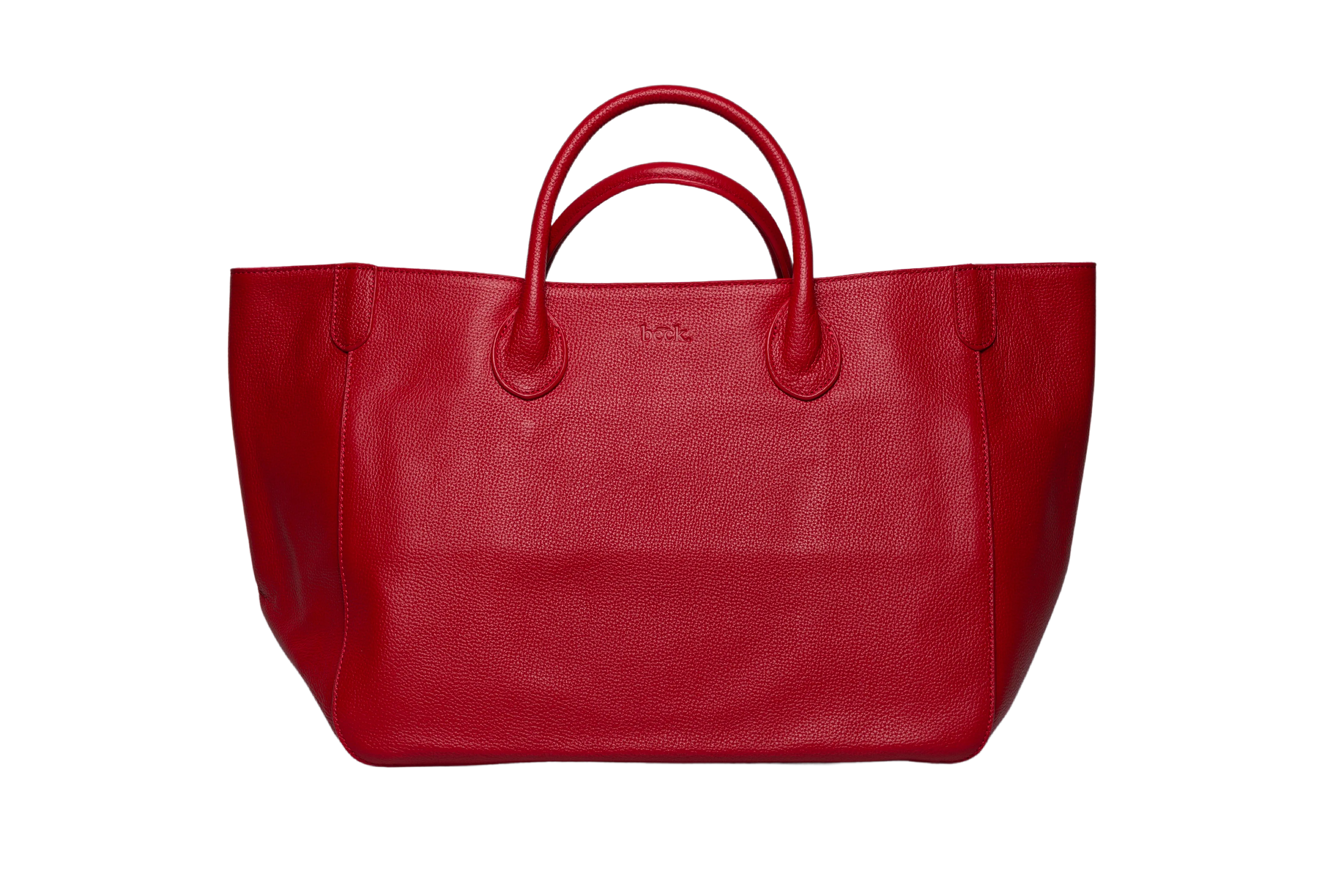 Medium Classic Leather Beck Bag
