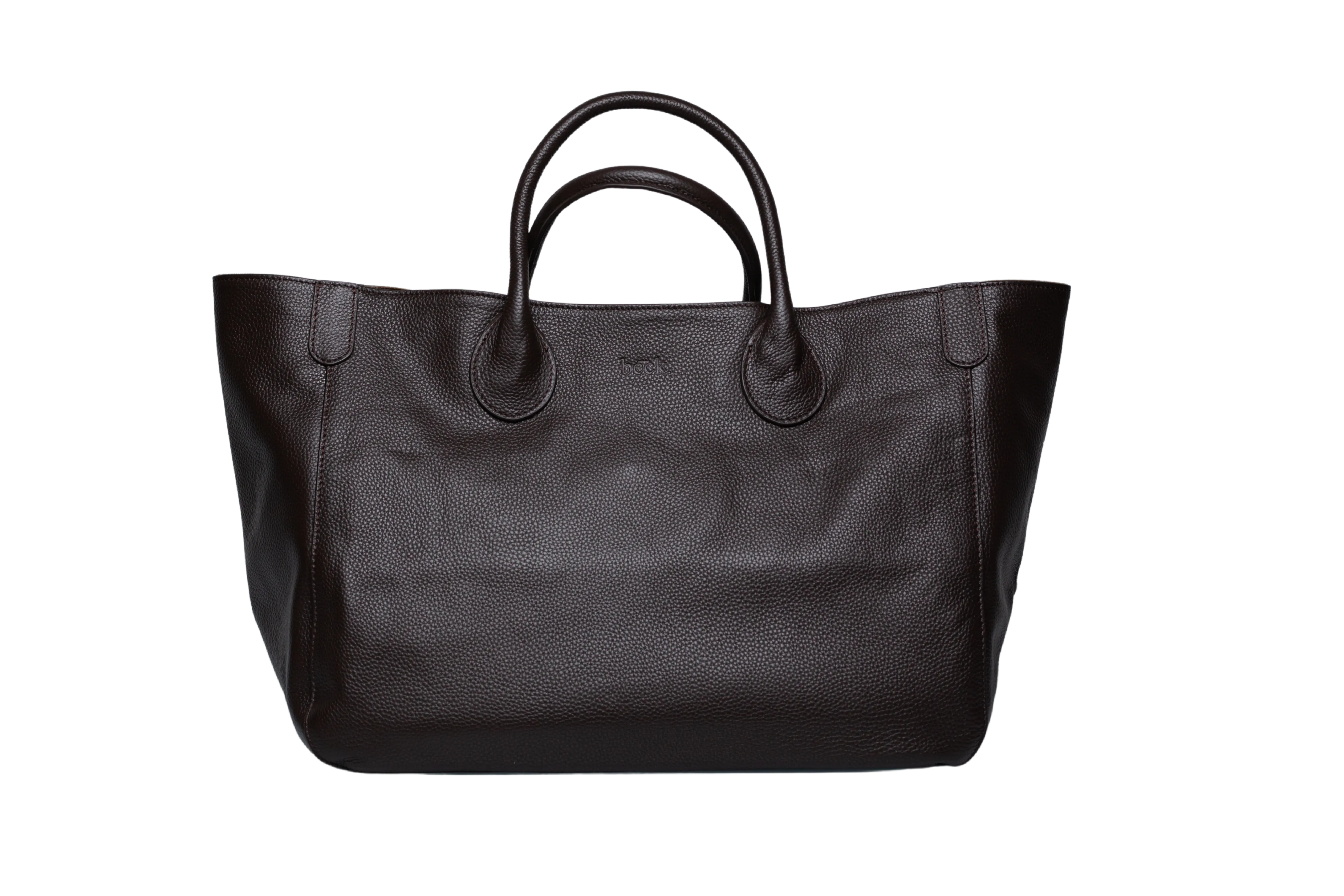 Medium Classic Leather Beck Bag