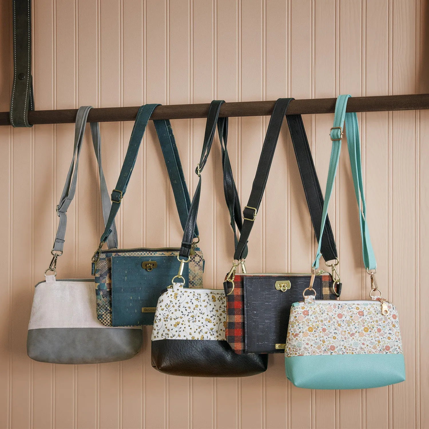 Mia Bag Kit - Robin Egg Pebble Faux Leather