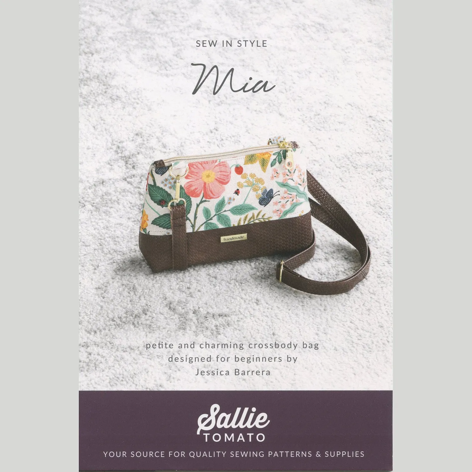 Mia Bag Kit - Robin Egg Pebble Faux Leather