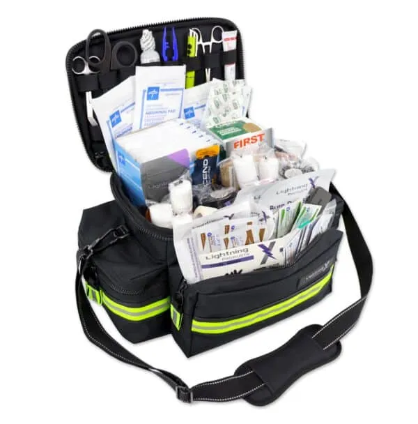 Mid Sized First Responders EMT Bag with fill KIT A MB25 SKA