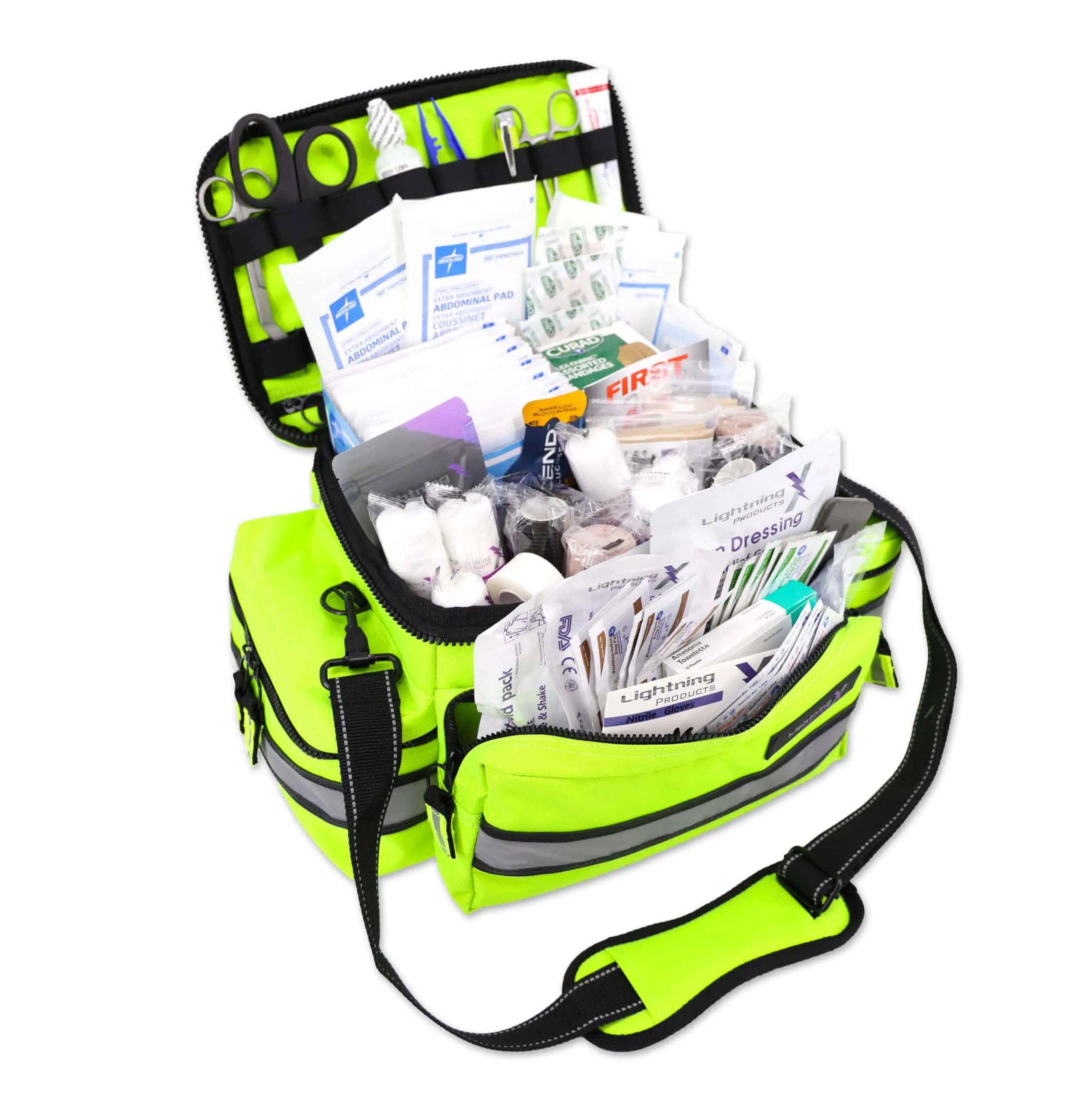 Mid Sized First Responders EMT Bag with fill KIT A MB25 SKA