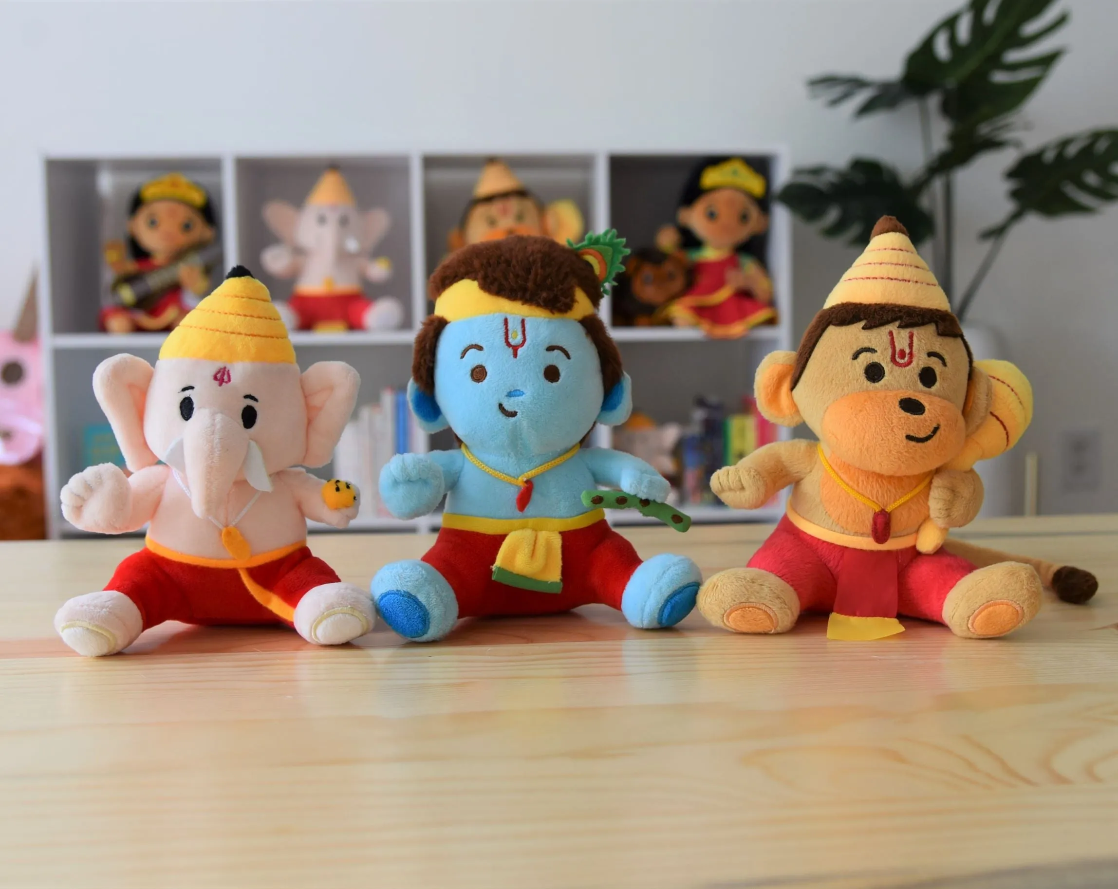 Mini Devtas Bundle (7") Mantra Singing Plush Toys