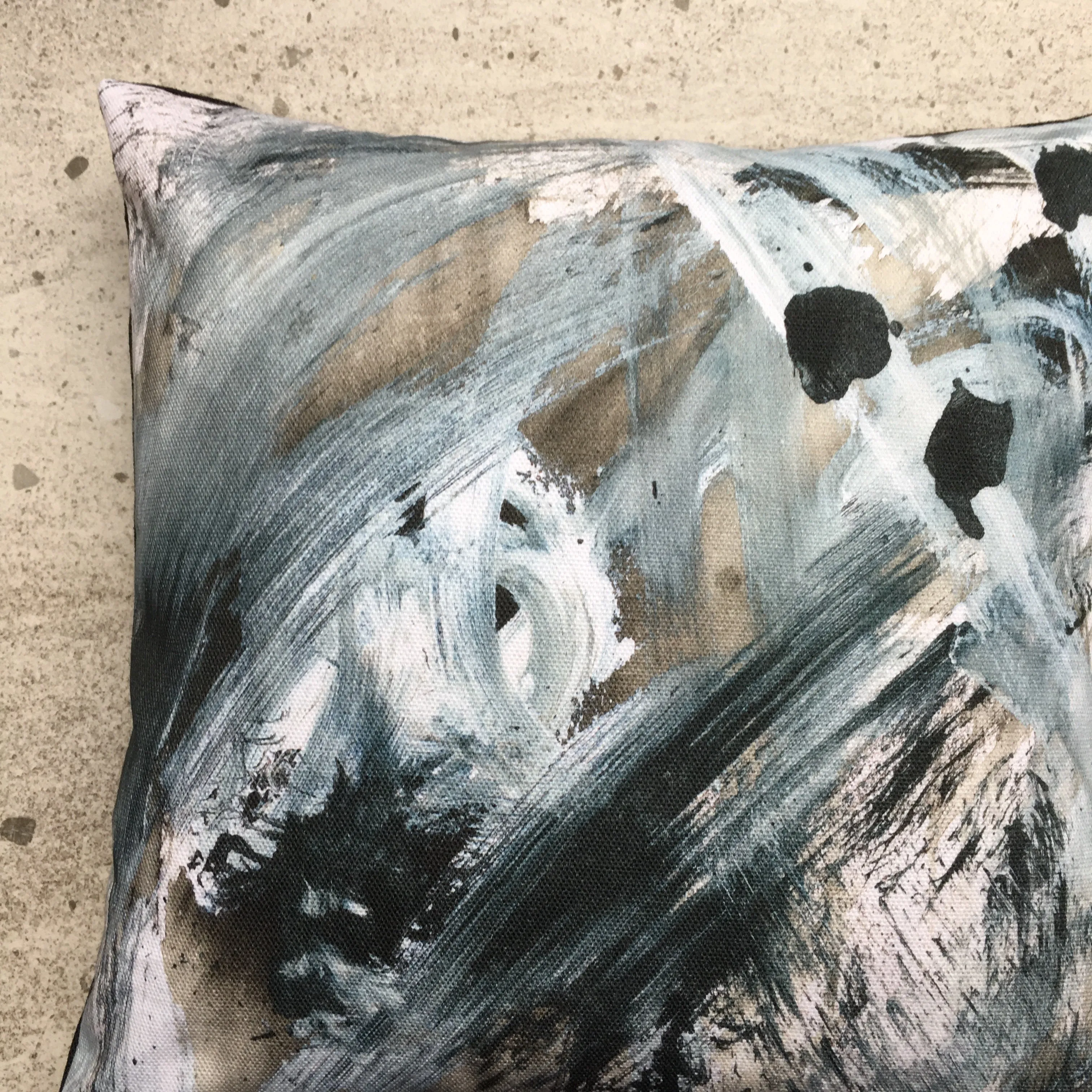 Monochrome abstract Cushions