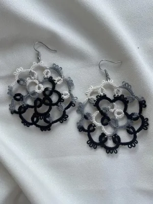 Monochrome Melody Earrings