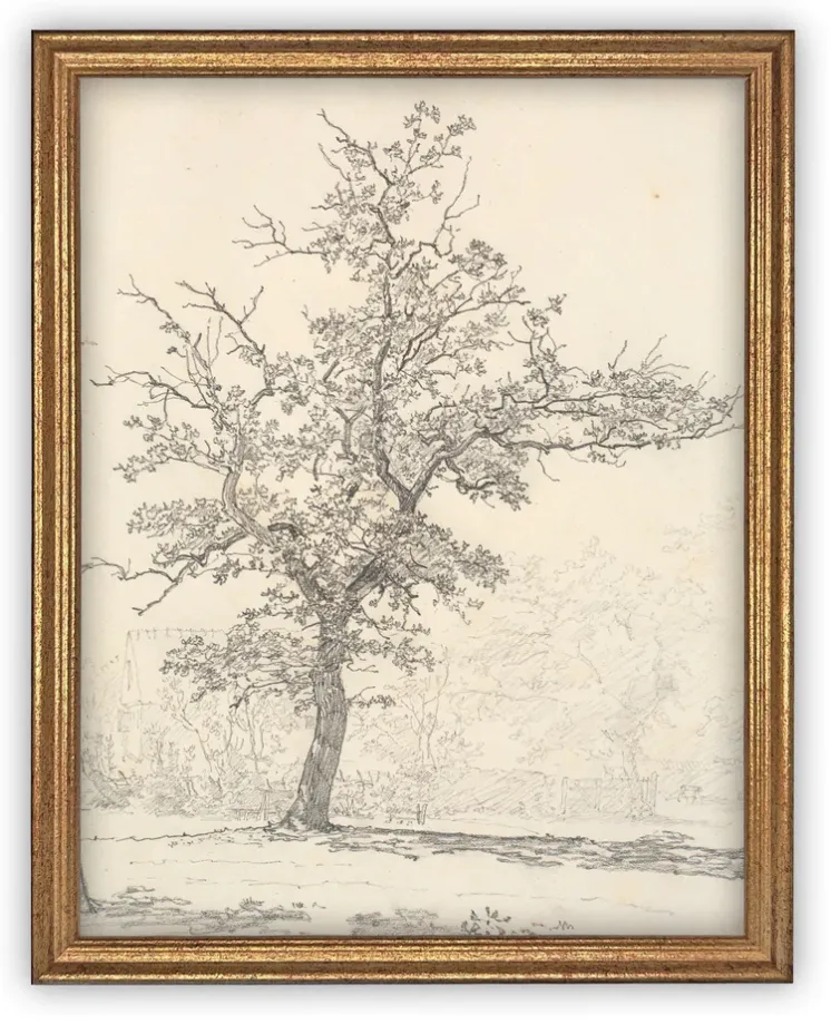 Monochrome Tree, three sizes