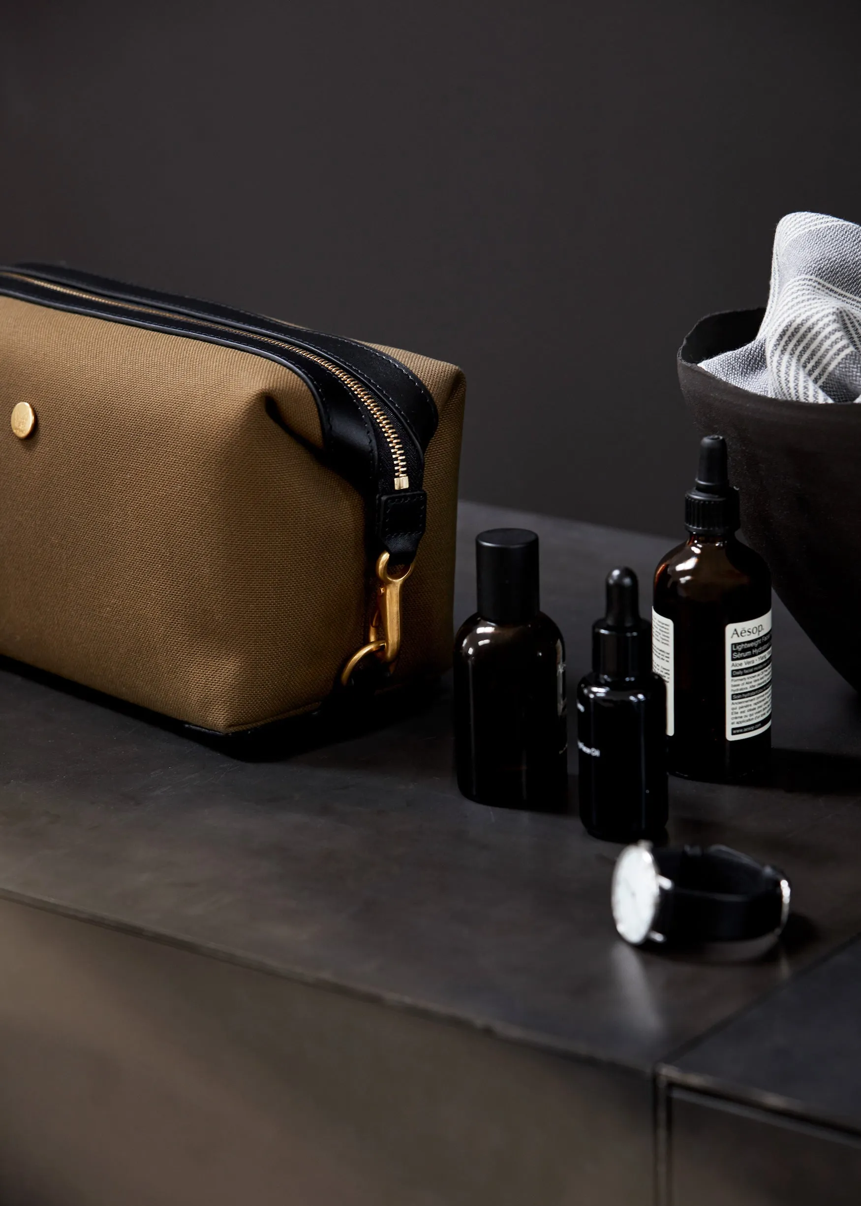 M/S Washbag – Shelter Green/Black
