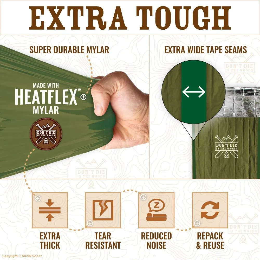 Mylar Sleep Sack for Outdoor Adventures and Survival Activities