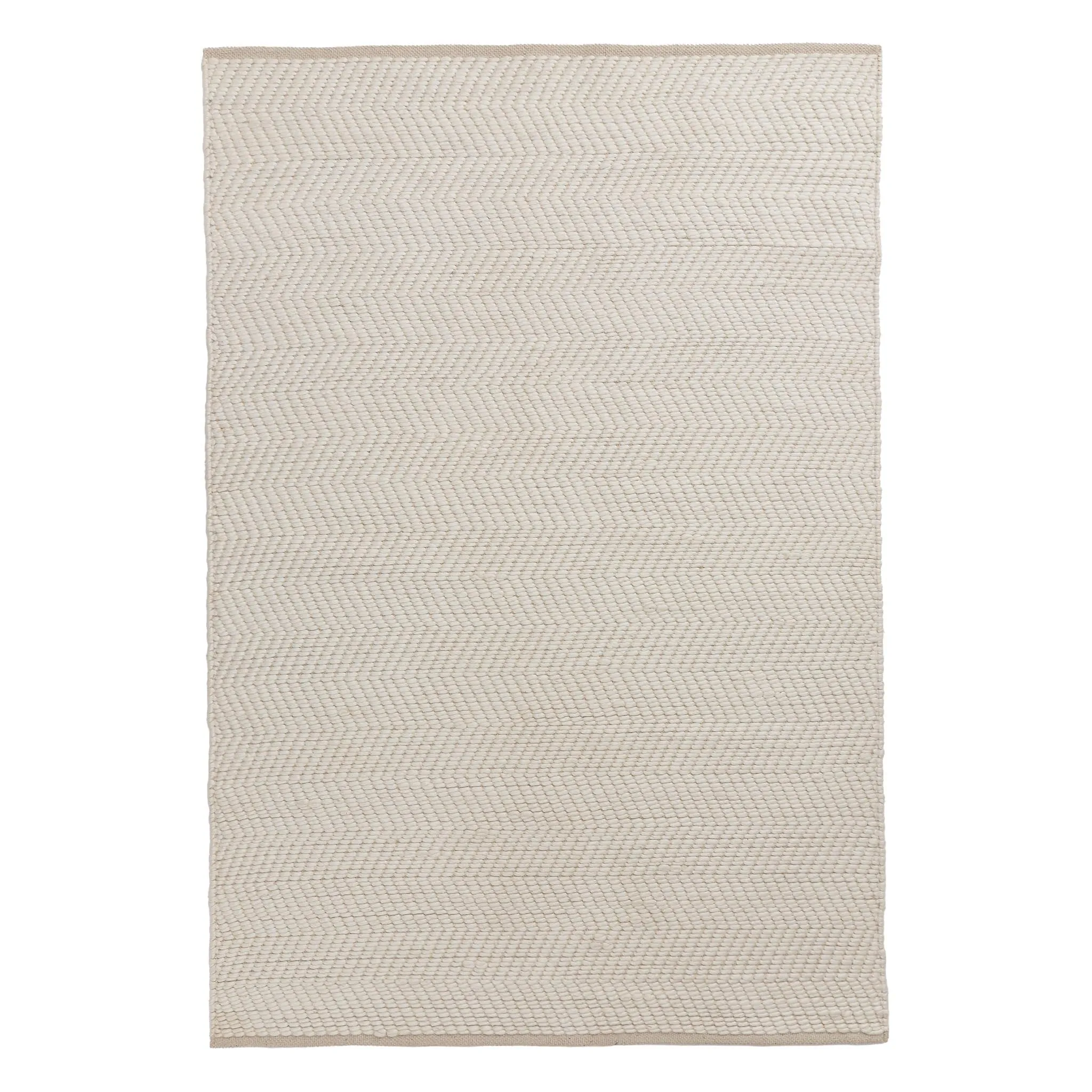 Nadu Wool Rug [Natural white]