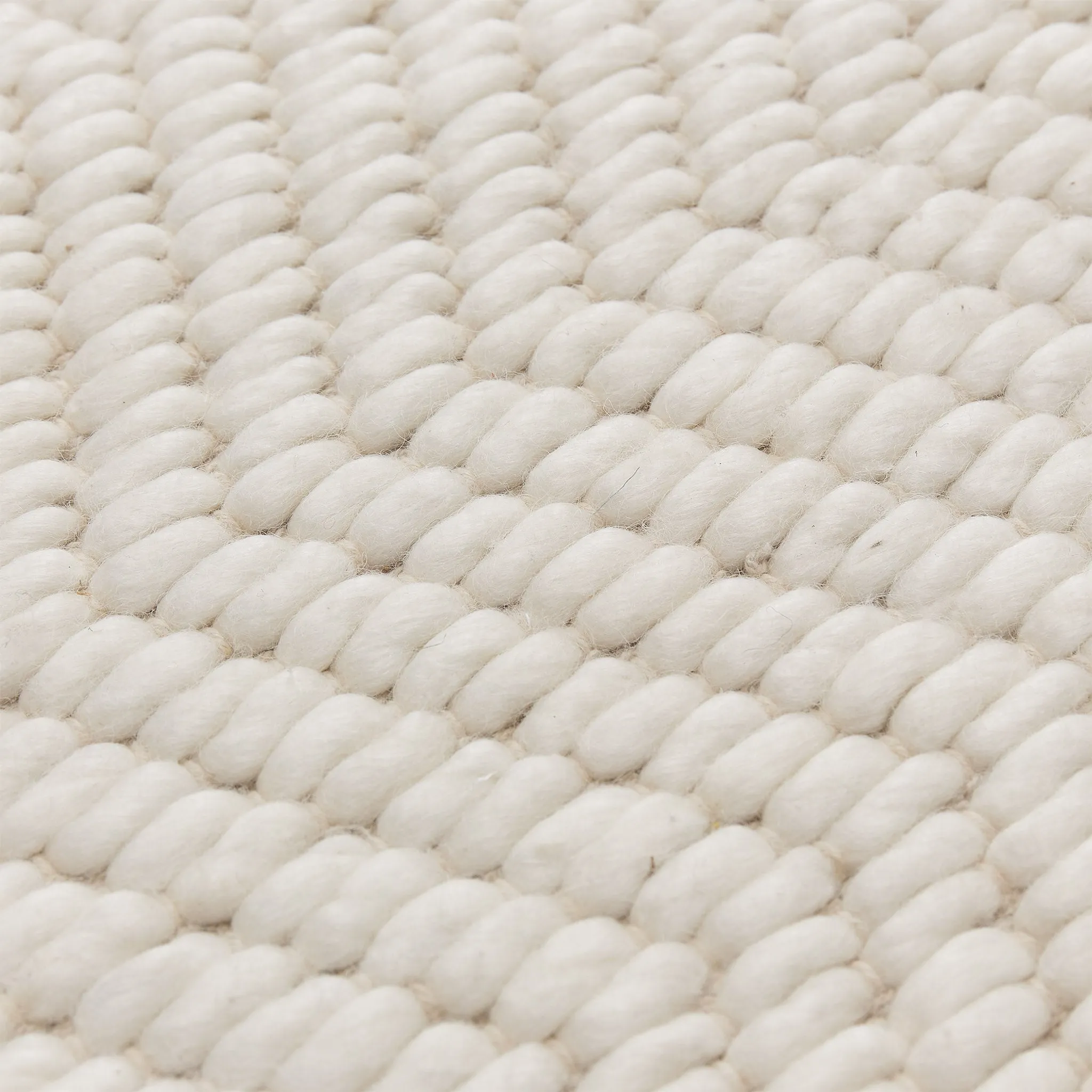 Nadu Wool Rug [Natural white]