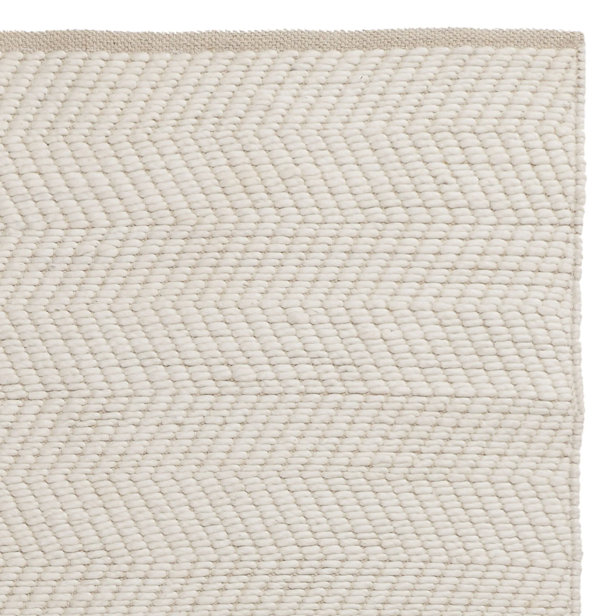 Nadu Wool Rug [Natural white]