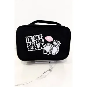 Nash Grey Bride Era Black Velvet Make Up Bag