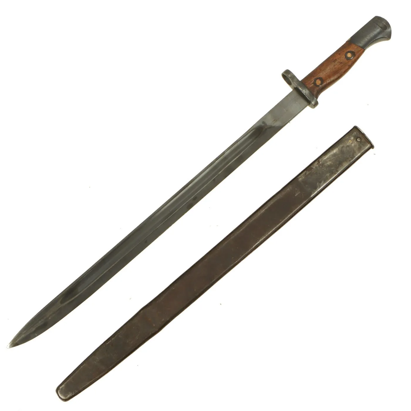 Original Chinese WWII Zhong Zheng Shi Model 1924 Mauser Bayonet