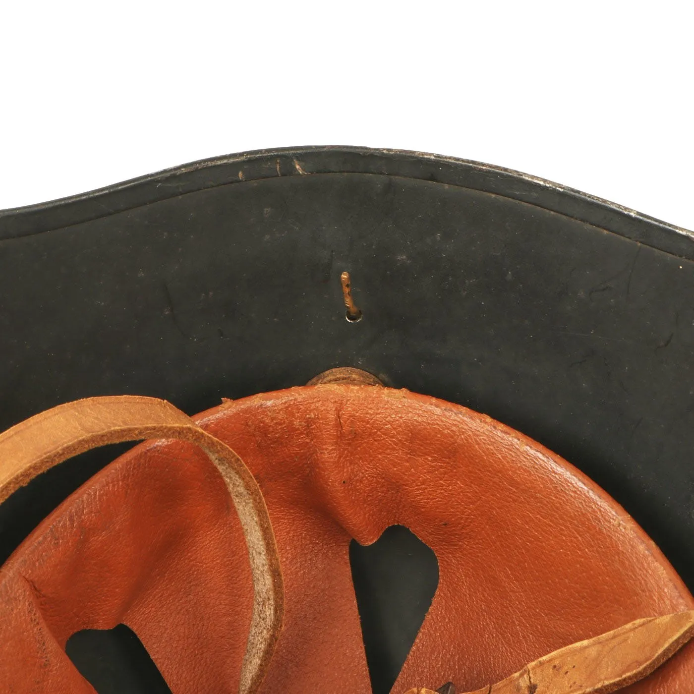 Original Danish WWI Model 1923 Steel Army Medic Helmet with Helmet Badge