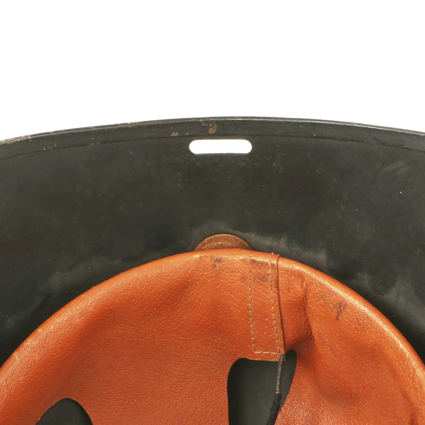 Original Danish WWI Model 1923 Steel Army Medic Helmet with Helmet Badge