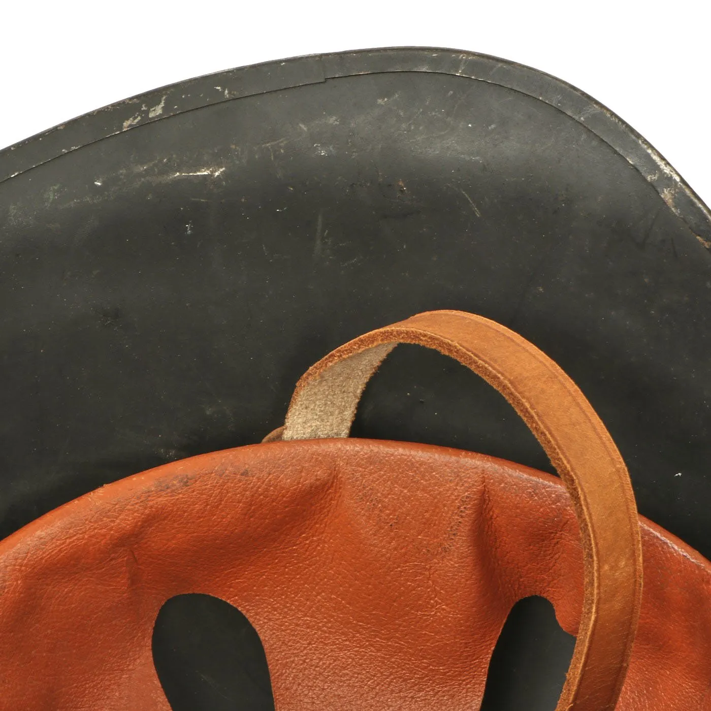 Original Danish WWI Model 1923 Steel Army Medic Helmet with Helmet Badge