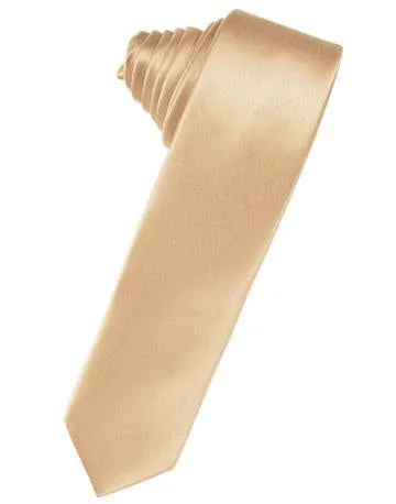 Periwinkle Luxury Satin Skinny Necktie