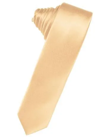 Periwinkle Luxury Satin Skinny Necktie