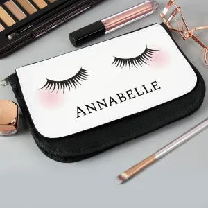 Personalised Eyelashes Makeup Bag