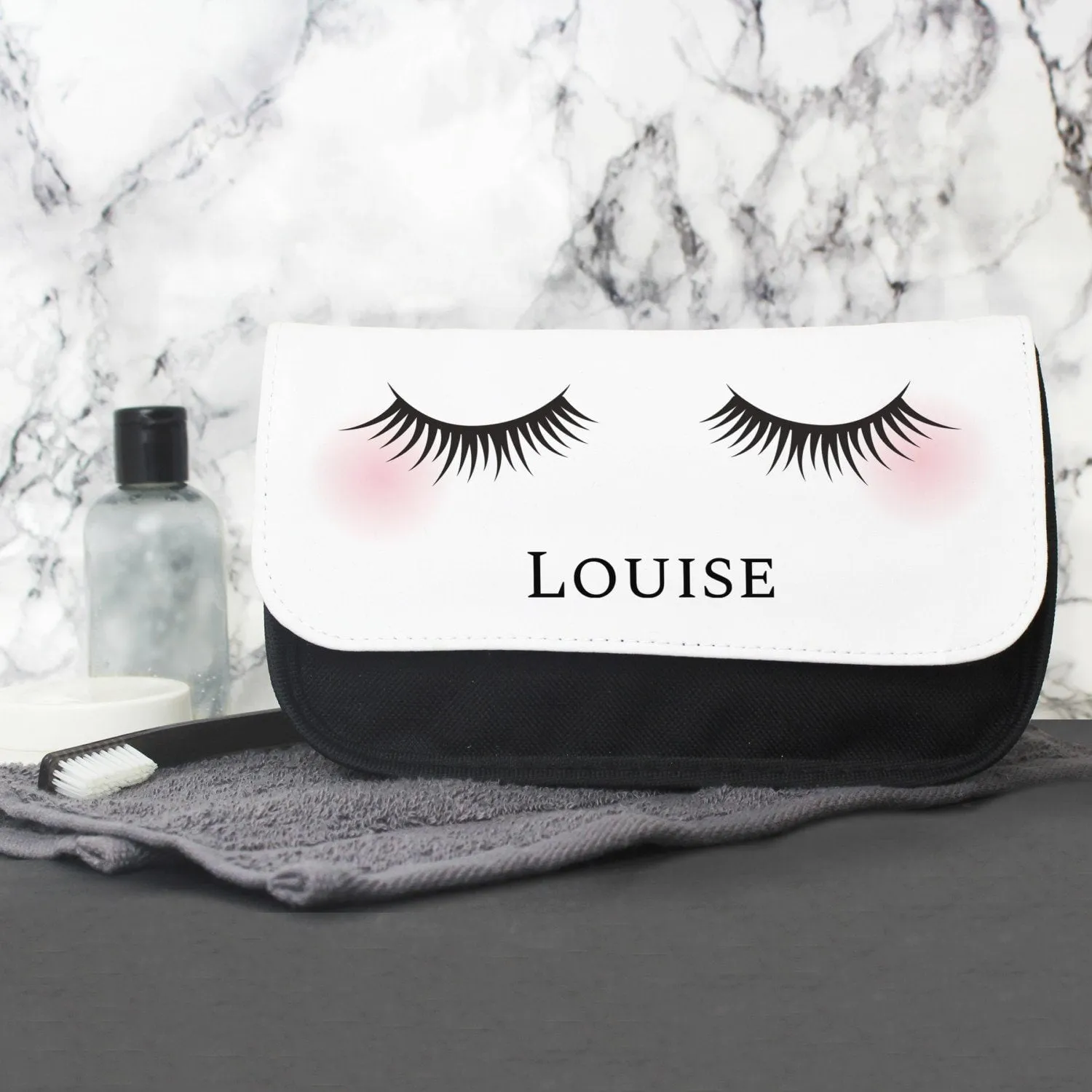 Personalised Eyelashes Makeup Bag