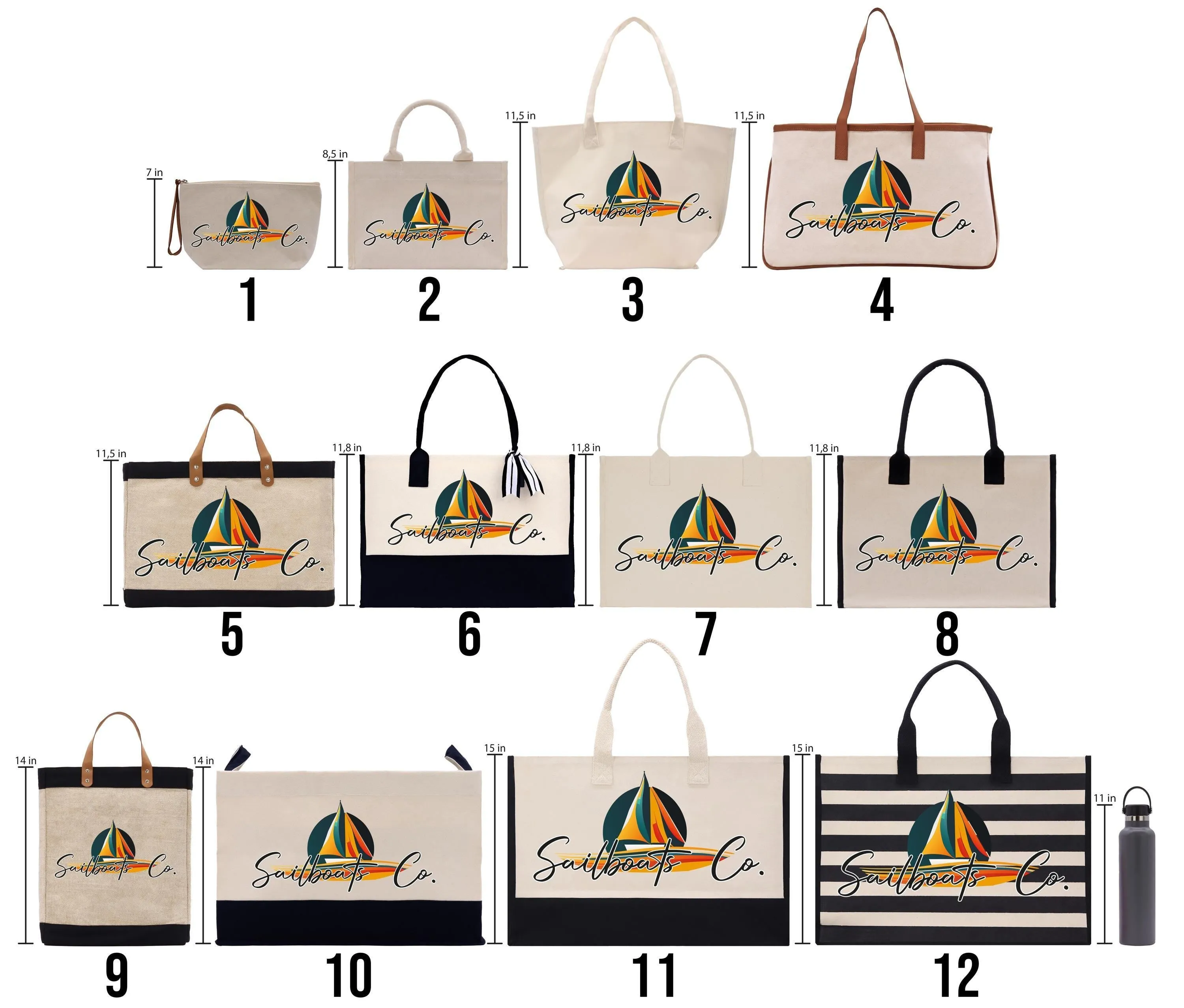 Personalized Name Date Mexico Cotton Canvas Tote Bag Custom Cancun Trip Bag Mexico Wedding Welcome Bag Party Favor Bags (MXTB1006)