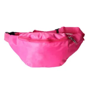 Plain Hot Pink Fanny Pack Bum Bag