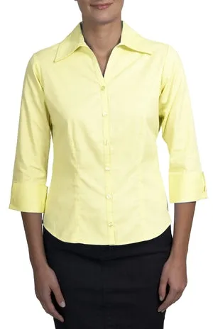 Port Authority - Ladies 3/4 Sleeve Open Neck Blouse.  L629