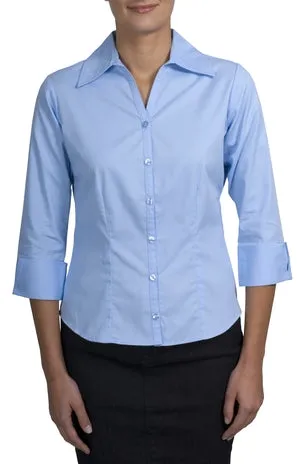 Port Authority - Ladies 3/4 Sleeve Open Neck Blouse.  L629