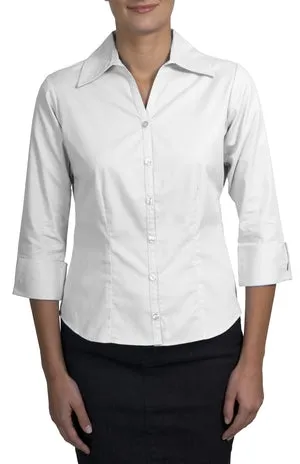 Port Authority - Ladies 3/4 Sleeve Open Neck Blouse.  L629