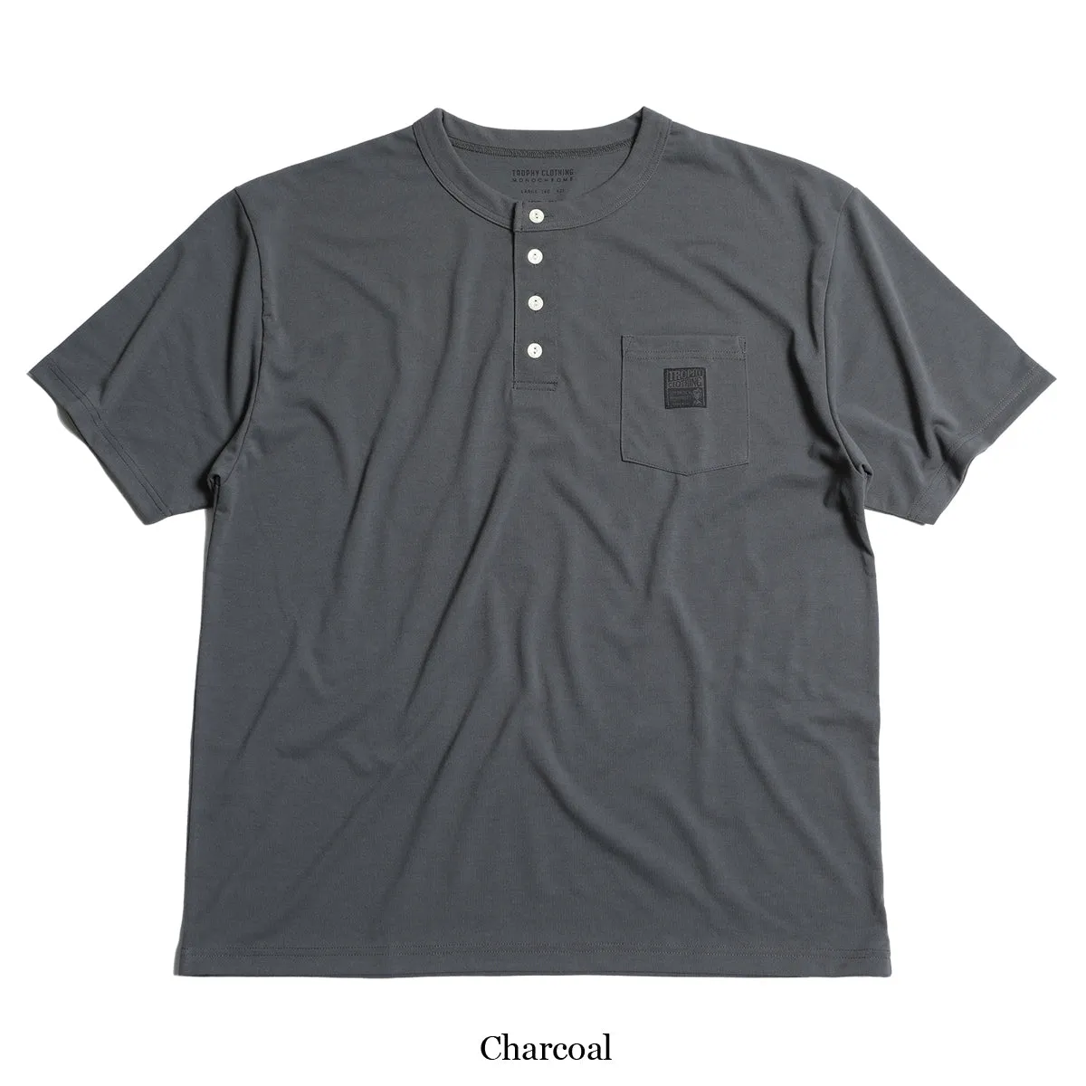 "MONOCHROME" RD Henley Tee / TE-19