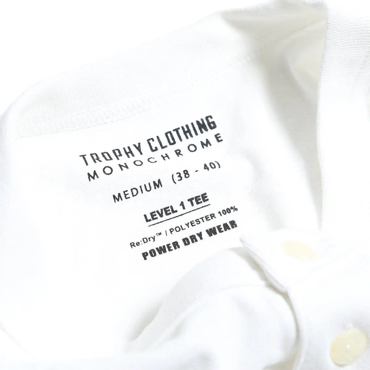 "MONOCHROME" RD Henley Tee / TE-19