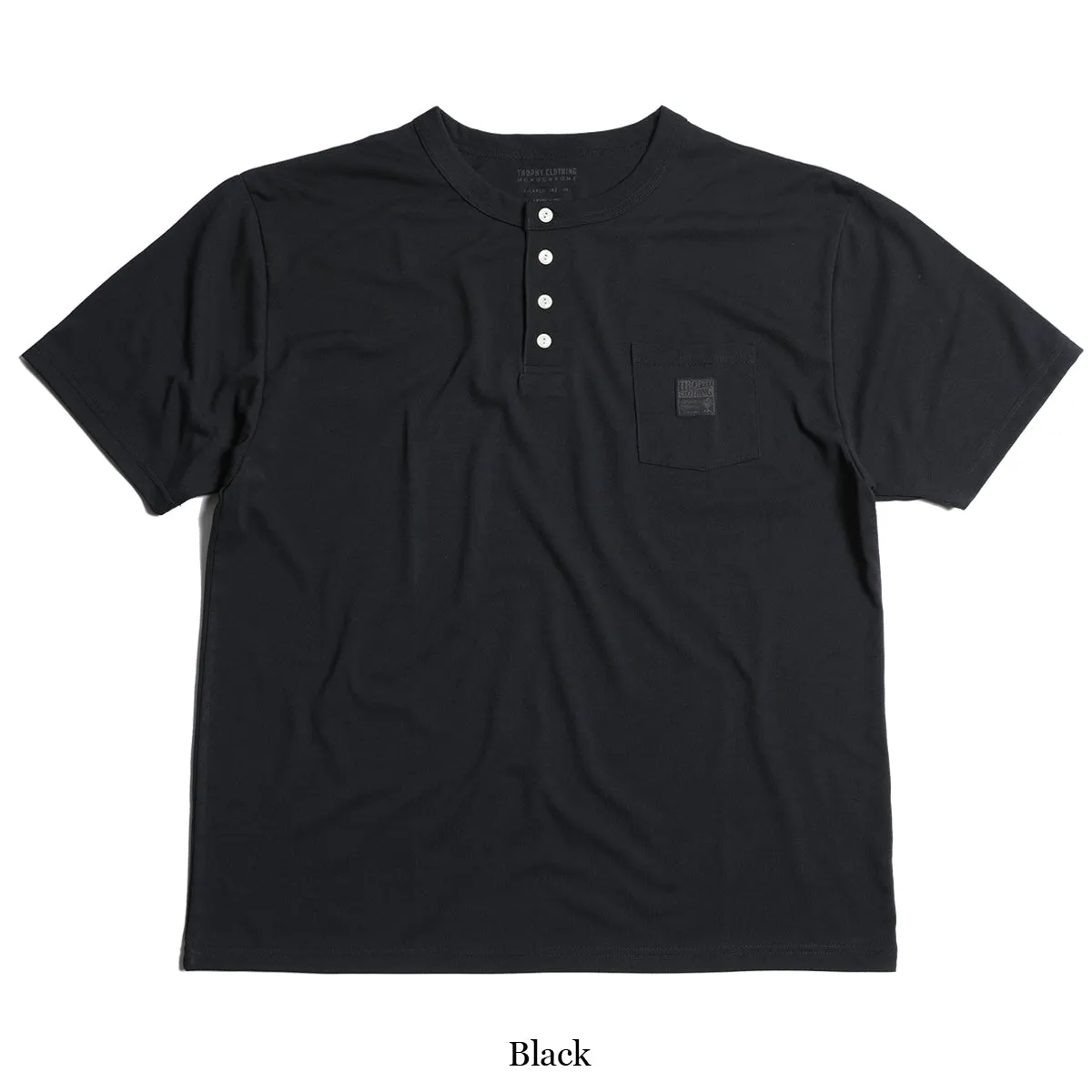 "MONOCHROME" RD Henley Tee / TE-19