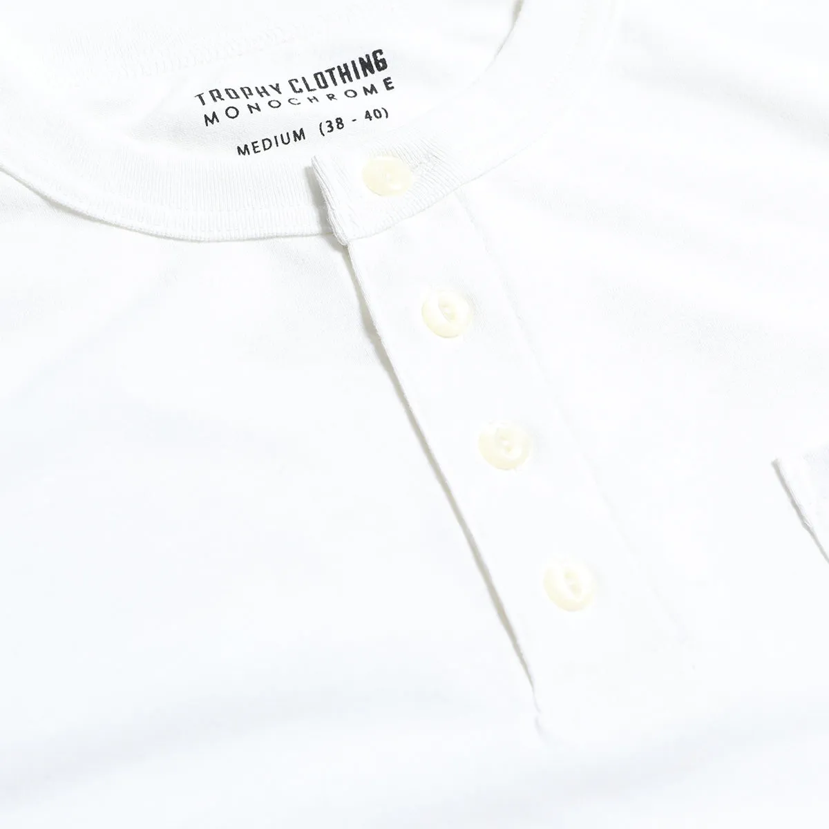 "MONOCHROME" RD Henley Tee / TE-19