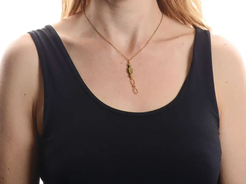 Rare Tiny Workable Gold Lorgnette Charm
