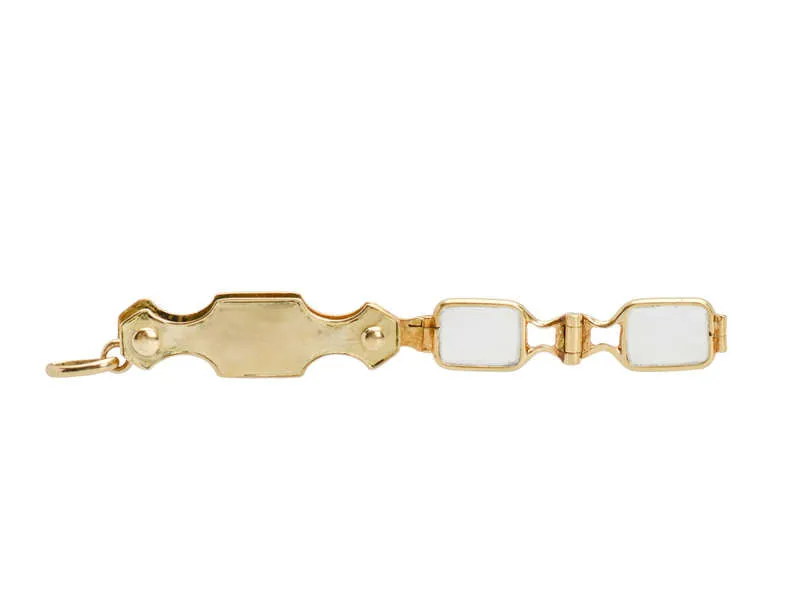 Rare Tiny Workable Gold Lorgnette Charm