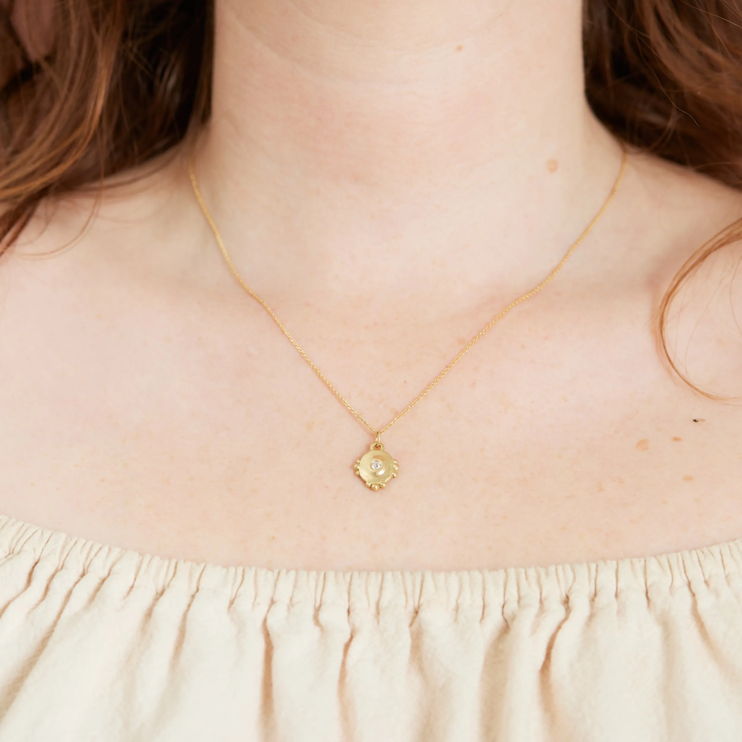 Roamer Diamond Pendant Necklace