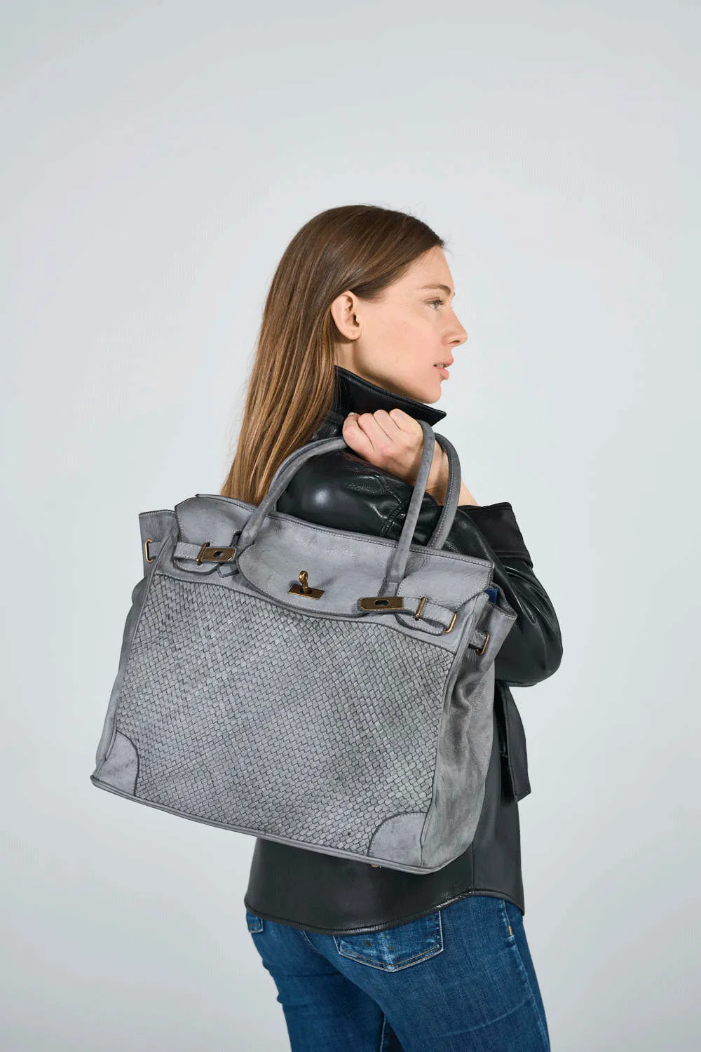 Rosalind Tote Bag Grigio