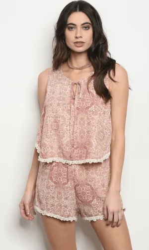 RUSTIC CHIC ROMPER