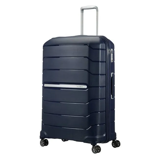 Samsonite Flux 75cm 4-Wheel Large Suitcase In Navy