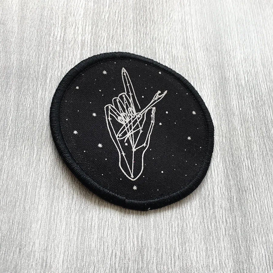 Seam Ripper Screen Printed Iron on Patch