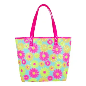 Sequin Daisy Beach Bag