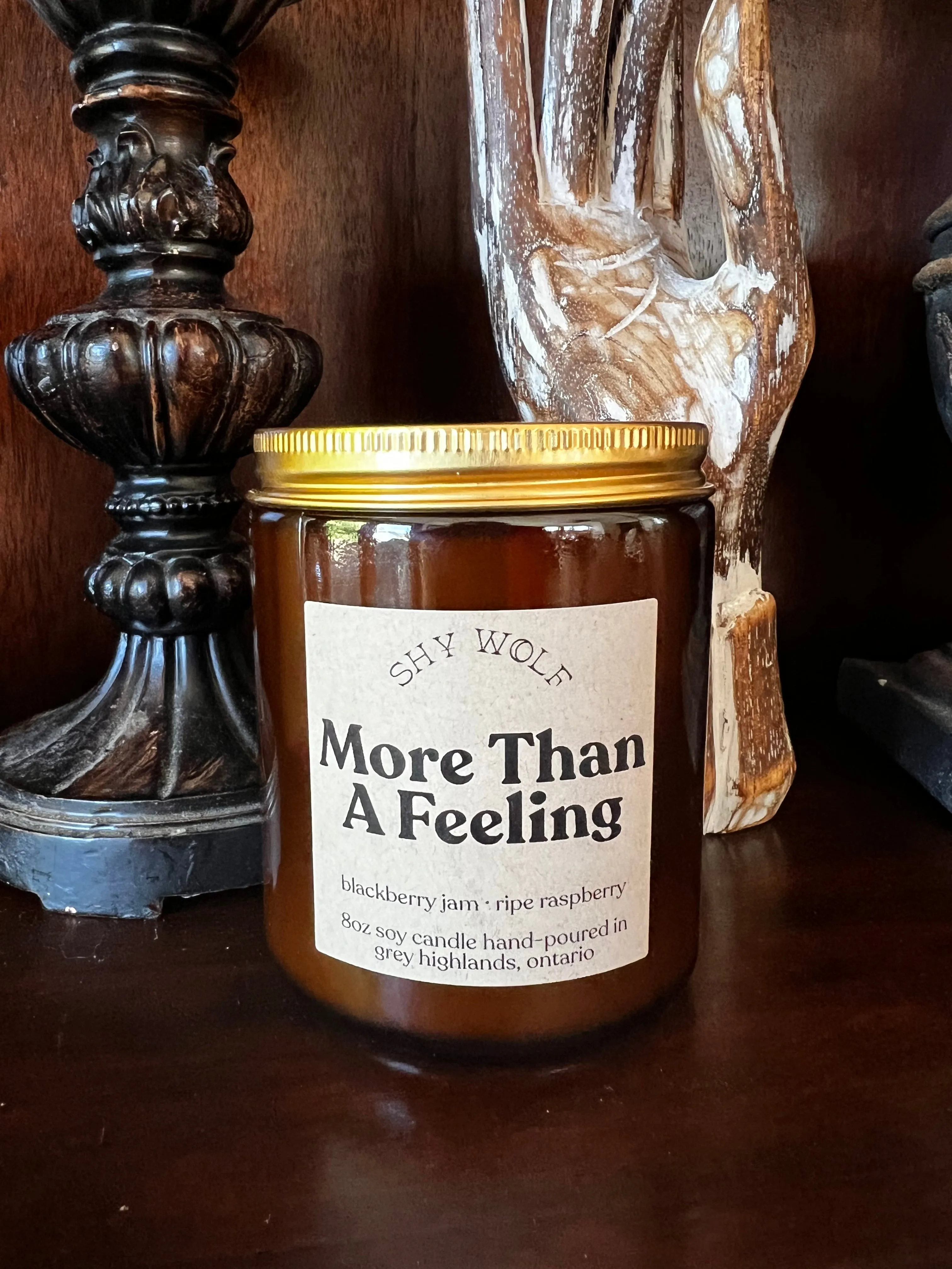 Shy Wolf Candles