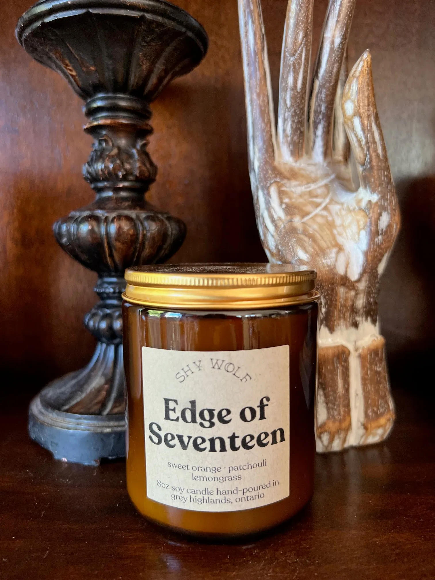 Shy Wolf Candles