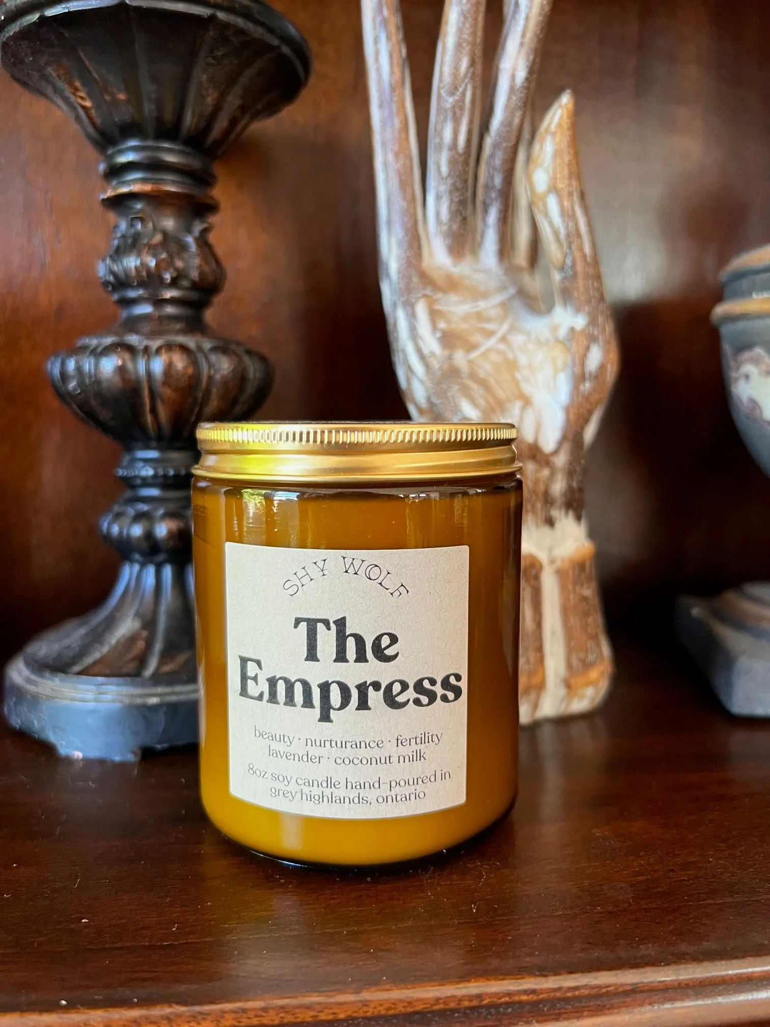 Shy Wolf Candles