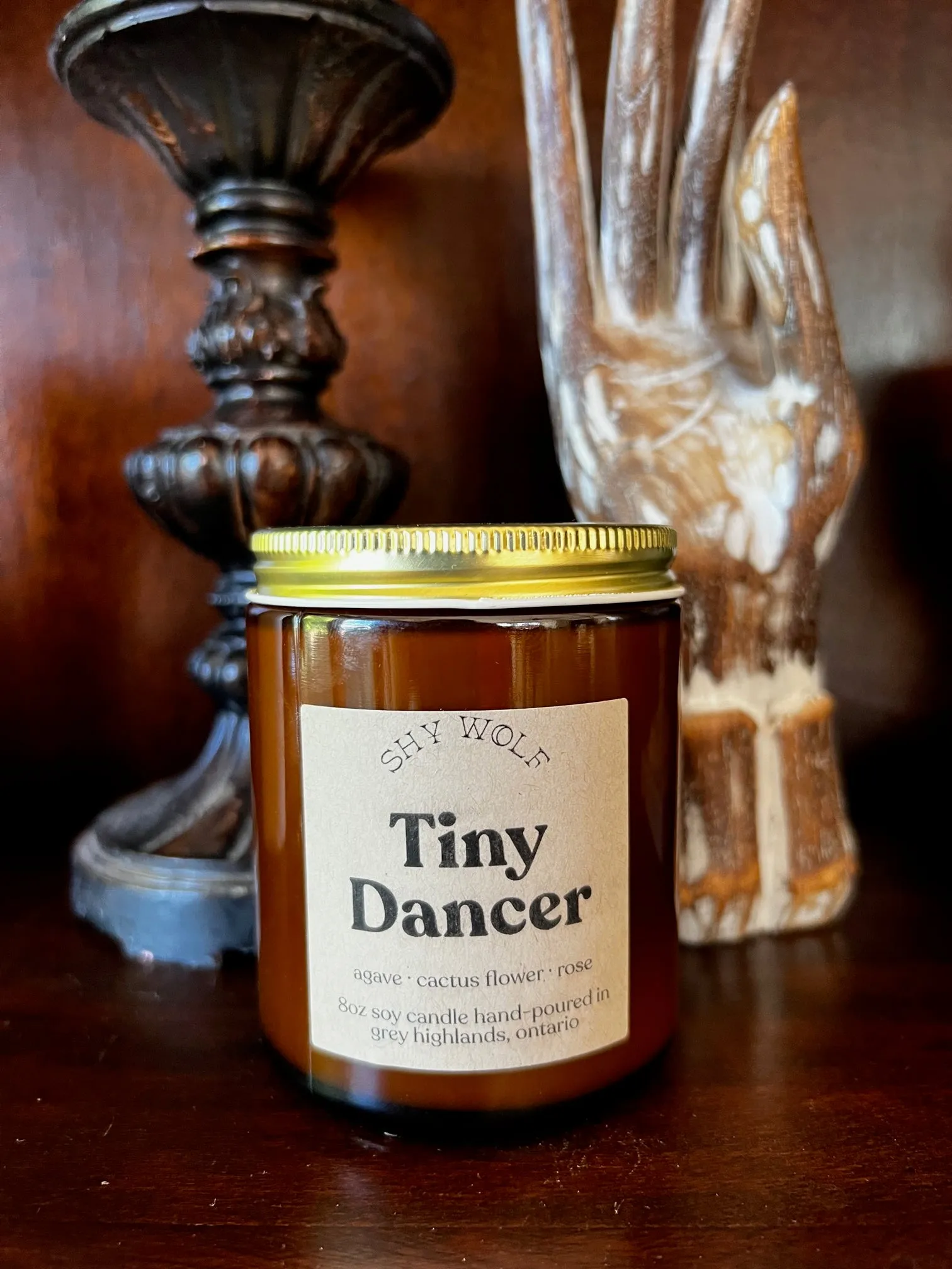 Shy Wolf Candles