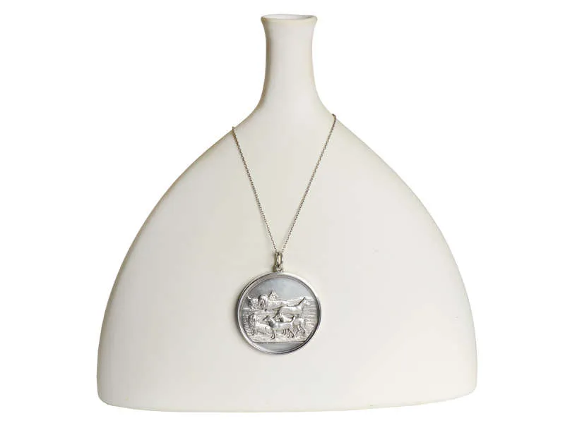 Six Dog Sterling Silver Pendant of 1899